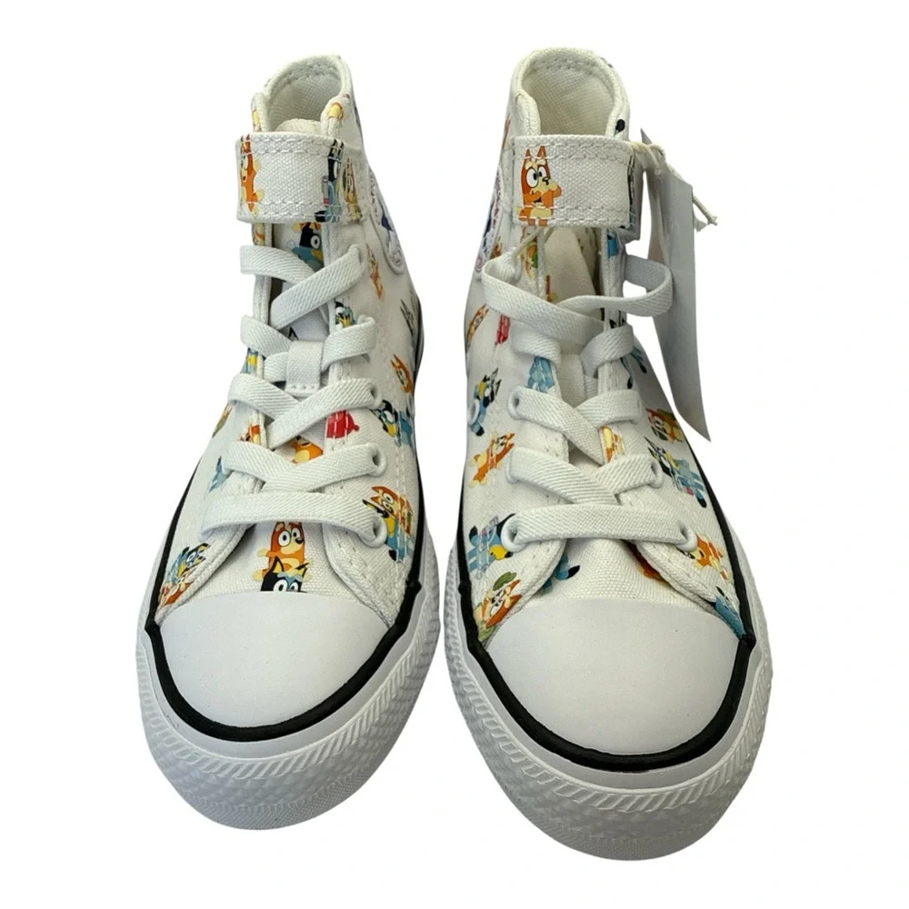 Converse‎ Chuck Taylor All Star 1V Kids Boy Lace-Up Bluey Print Sneakers, Size 1
